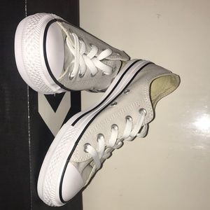 Grey Converse All Stars